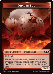 Dragon Egg // Dragon (0013) Double-Sided Token [Tarkir: Dragonstorm Commander Tokens] | GnG Games