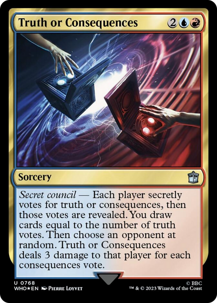 Truth or Consequences (Surge Foil) [Doctor Who] | GnG Games
