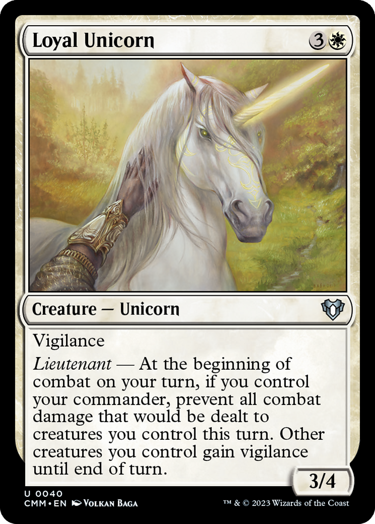 Loyal Unicorn [Commander Masters] | GnG Games