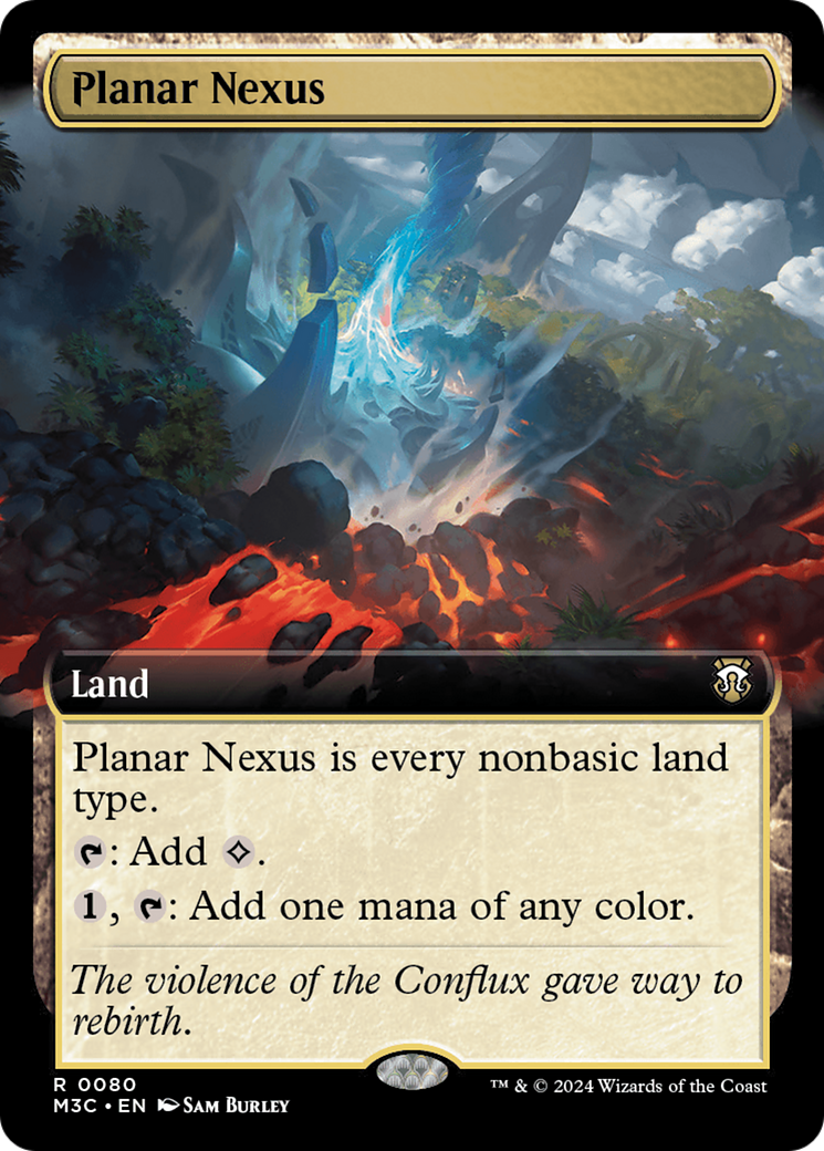 Planar Nexus (Extended Art) (Ripple Foil) [Modern Horizons 3 Commander] | GnG Games