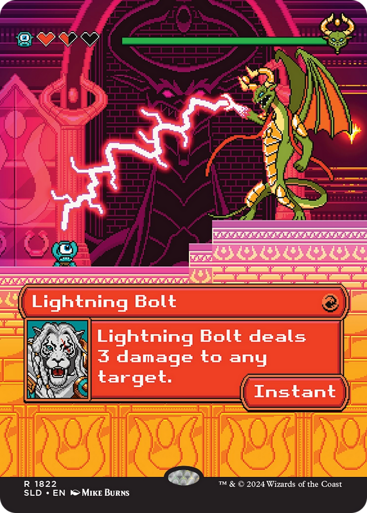 Lightning Bolt (1822) (Rainbow Foil) [Secret Lair Drop Series] | GnG Games