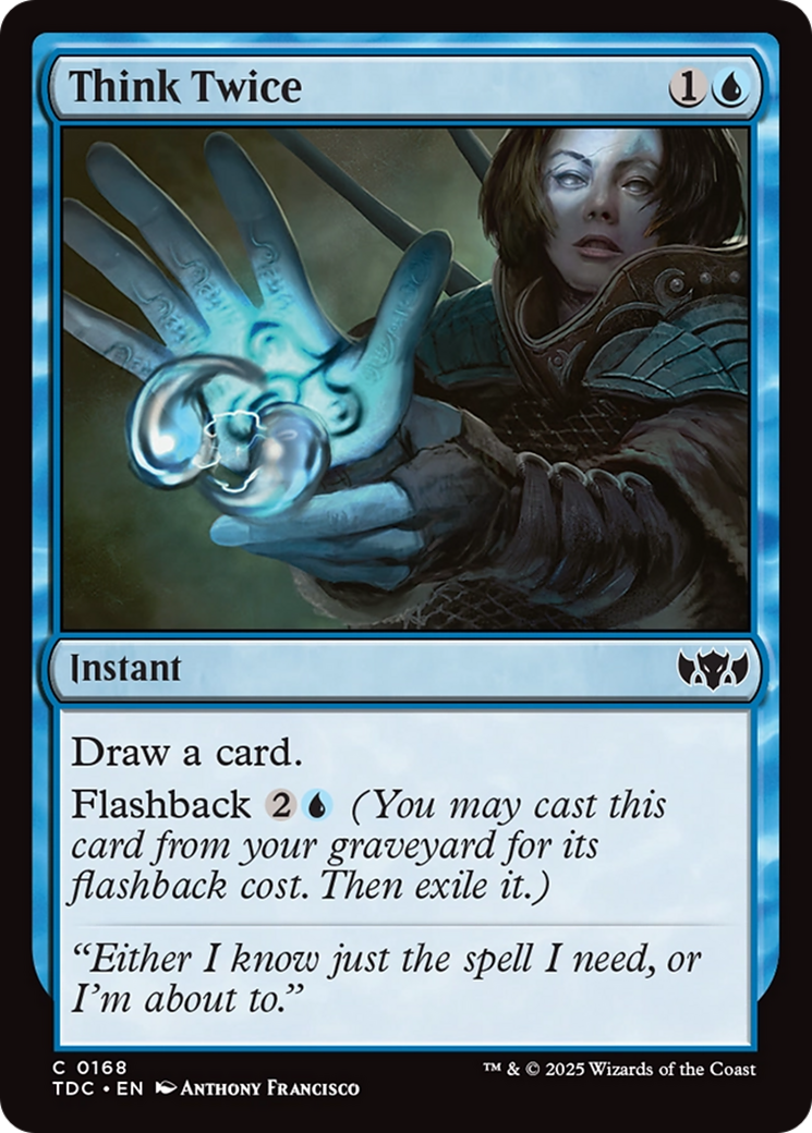 Think Twice [Tarkir: Dragonstorm Commander] | GnG Games