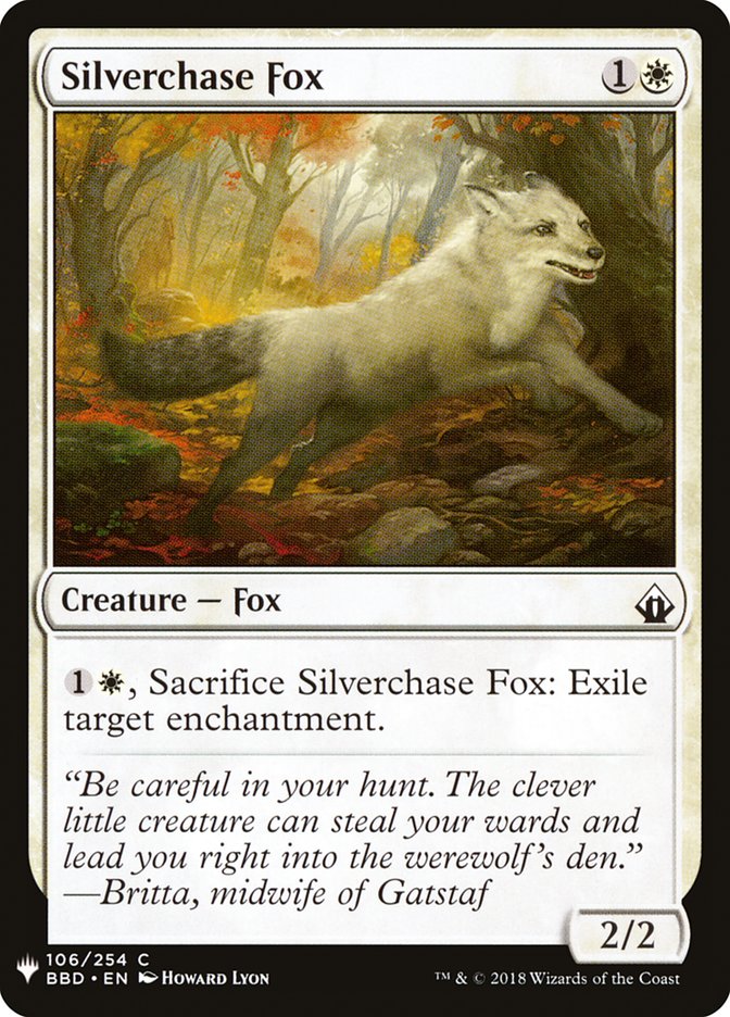 Silverchase Fox [Mystery Booster] | GnG Games