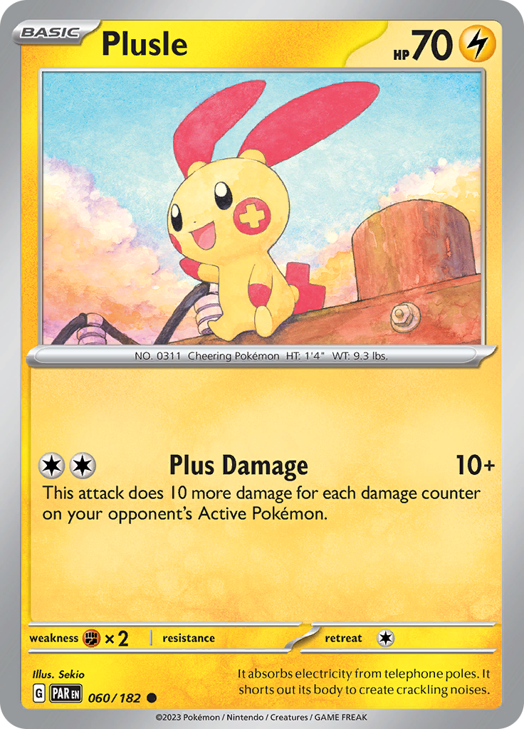 Plusle (060/182) [Scarlet & Violet: Paradox Rift] | GnG Games