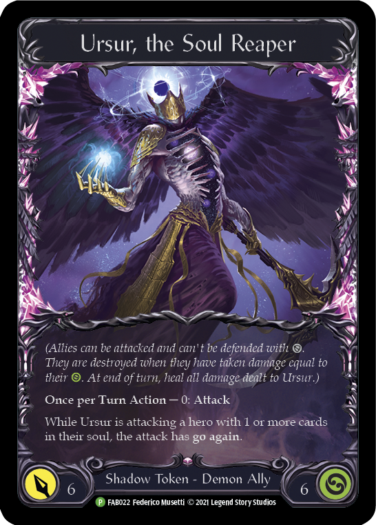 Ursur, the Soul Reaper [FAB022] (Promo)  Cold Foil | GnG Games