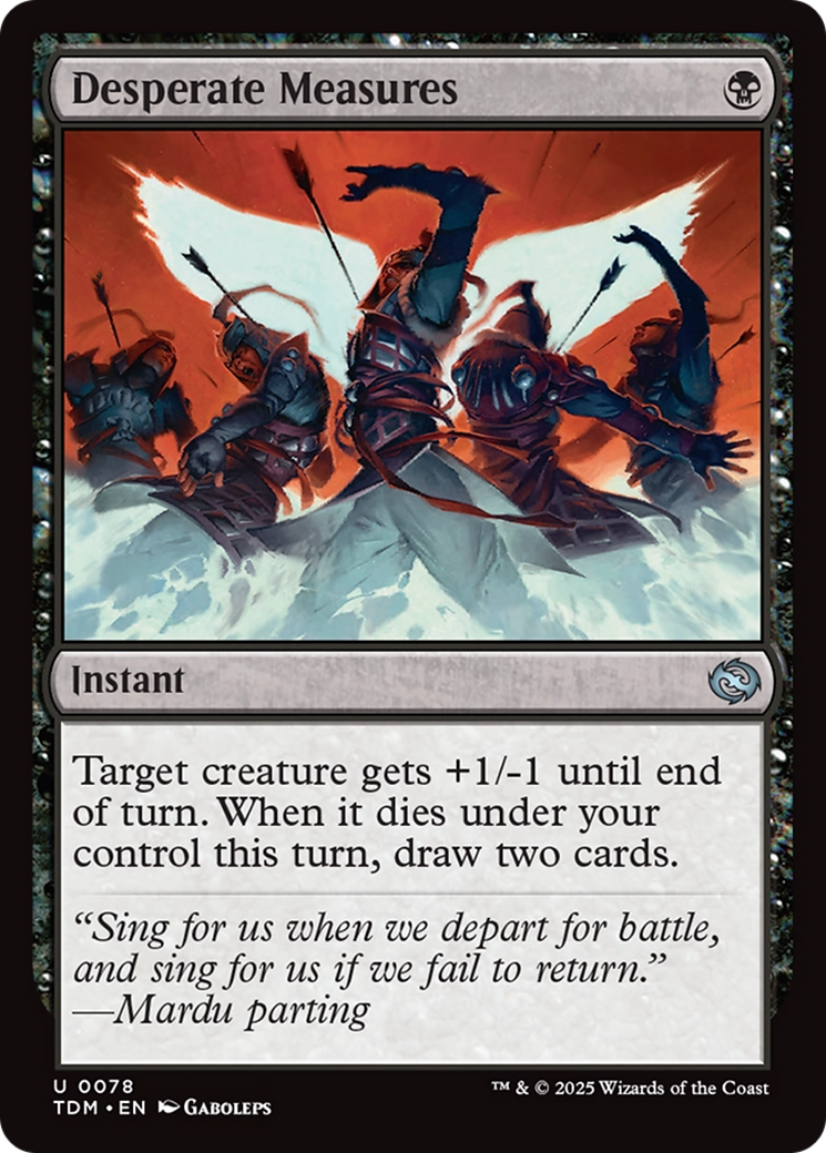 Desperate Measures [Tarkir: Dragonstorm] | GnG Games