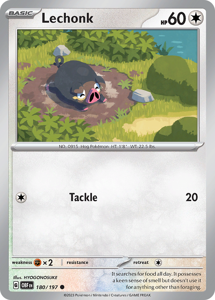 Lechonk (180/197) [Scarlet & Violet: Obsidian Flames] | GnG Games
