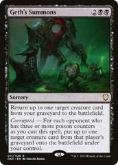 Geth's Summons [Phyrexia: All Will Be One Commander] | GnG Games
