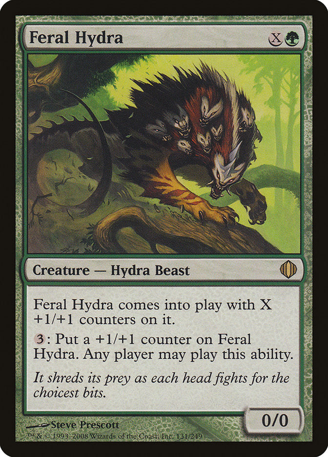 Feral Hydra (Oversized) [Oversize Cards] | GnG Games