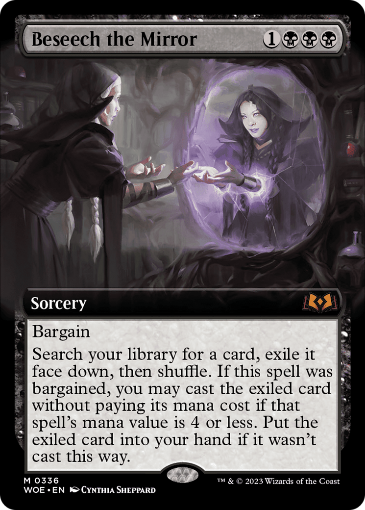 Beseech the Mirror (Extended Art) [Wilds of Eldraine] | GnG Games