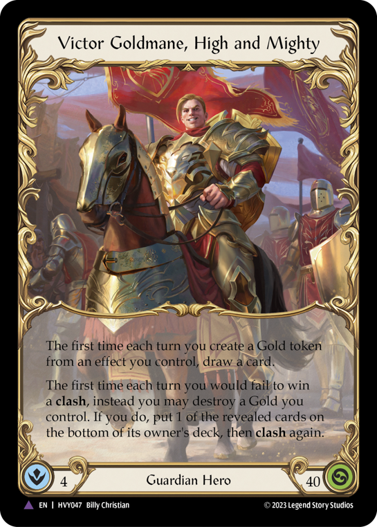 Victor Goldmane, High and Mighty (Marvel) [HVY047] (Heavy Hitters)  Cold Foil | GnG Games