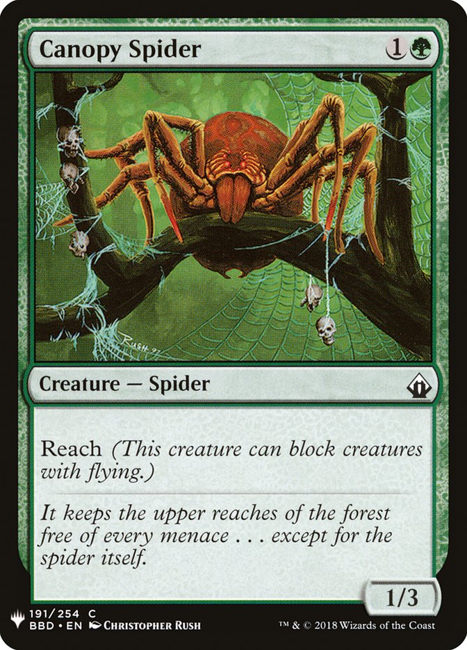 Canopy Spider [Mystery Booster] | GnG Games