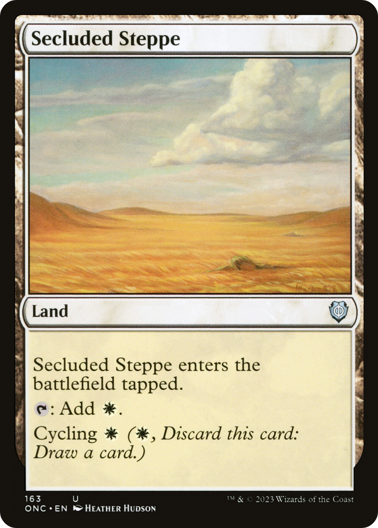 Secluded Steppe [Phyrexia: All Will Be One Commander] | GnG Games