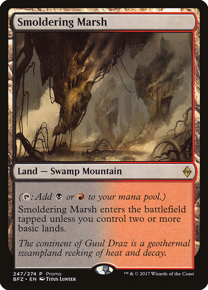 Smoldering Marsh (Promo) [Standard Showdown Promos] | GnG Games