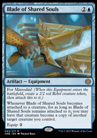 Blade of Shared Souls (Promo Pack) [Phyrexia: All Will Be One Promos] | GnG Games