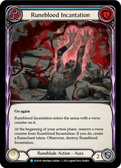 Runeblood Incantation (Blue) [EVR109] (Everfest)  1st Edition Rainbow Foil | GnG Games