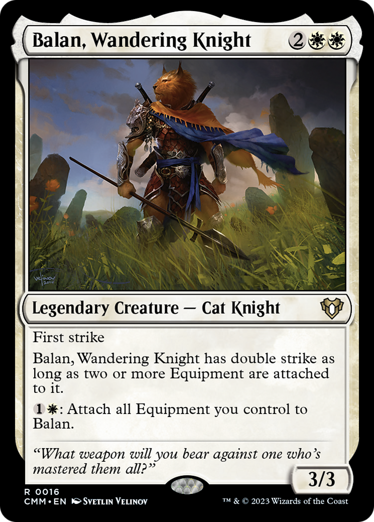 Balan, Wandering Knight [Commander Masters] | GnG Games