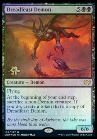 Dreadfeast Demon [Innistrad: Crimson Vow Prerelease Promos] | GnG Games