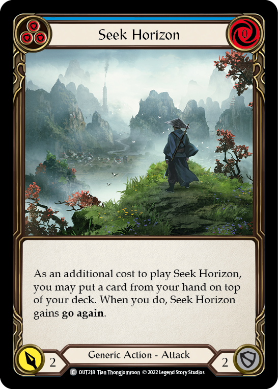Seek Horizon (Blue) [OUT218] (Outsiders) | GnG Games