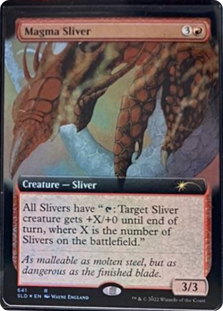 Magma Sliver (Extended Art) [Secret Lair Drop Series] | GnG Games