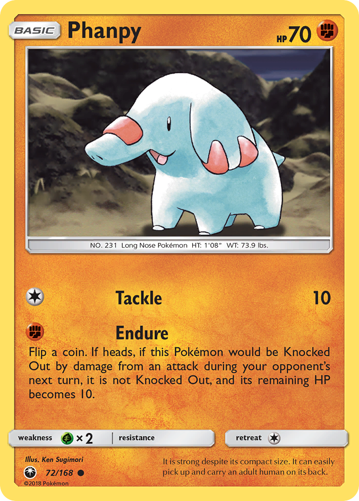 Phanpy (72/168) [Sun & Moon: Celestial Storm] | GnG Games