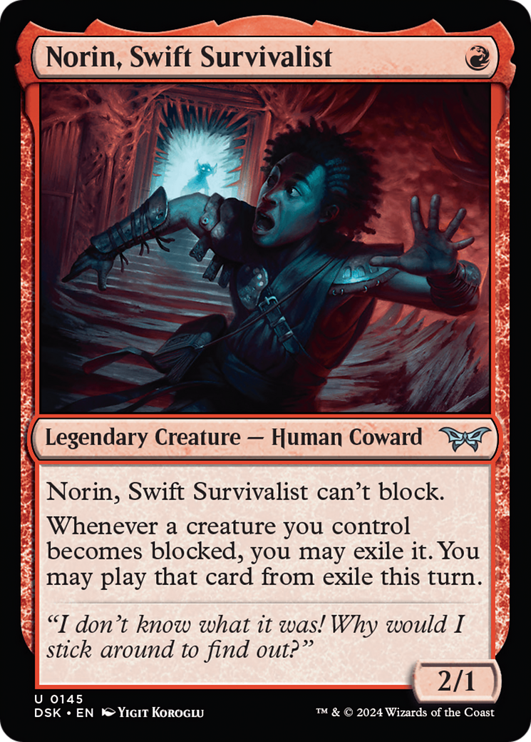 Norin, Swift Survivalist (0145) [Duskmourn: House of Horror] | GnG Games
