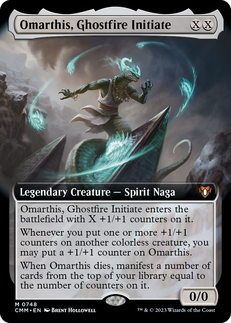 Omarthis, Ghostfire Initiate (Extended Art) [Commander Masters] | GnG Games