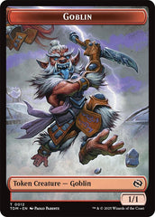 Dog // Goblin Double-Sided Token [Tarkir: Dragonstorm Commander Tokens] | GnG Games