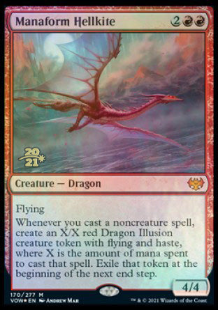 Manaform Hellkite [Innistrad: Crimson Vow Prerelease Promos] | GnG Games