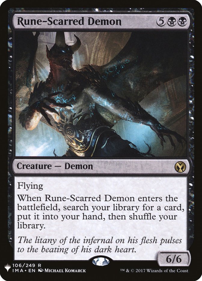 Rune-Scarred Demon [Mystery Booster] | GnG Games