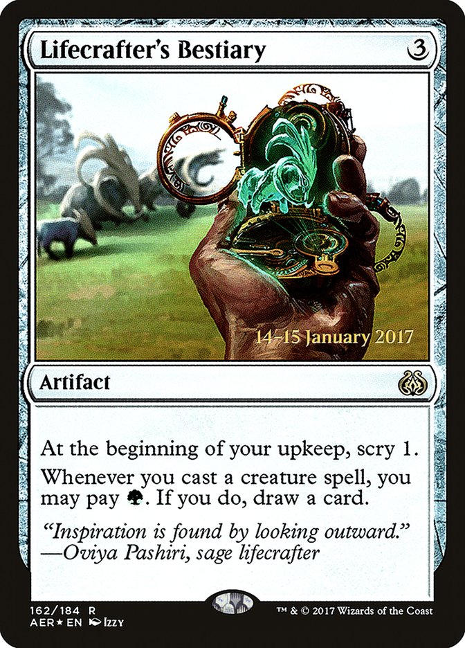 Lifecrafter's Bestiary [Aether Revolt Prerelease Promos] | GnG Games