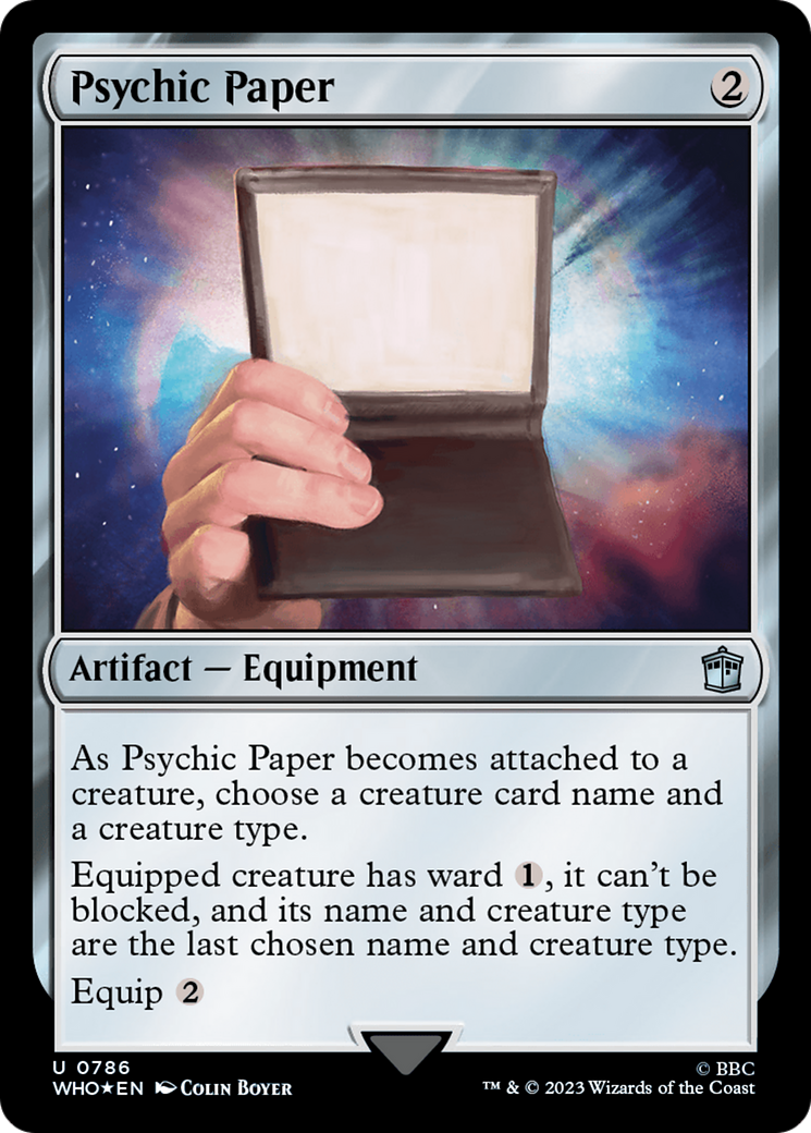 Psychic Paper (Surge Foil) [Doctor Who] | GnG Games