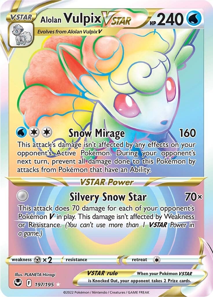 Alolan Vulpix VSTAR (197/195) [Sword & Shield: Silver Tempest] | GnG Games