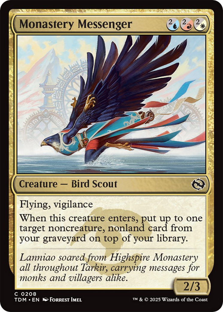 Monastery Messenger [Tarkir: Dragonstorm] | GnG Games