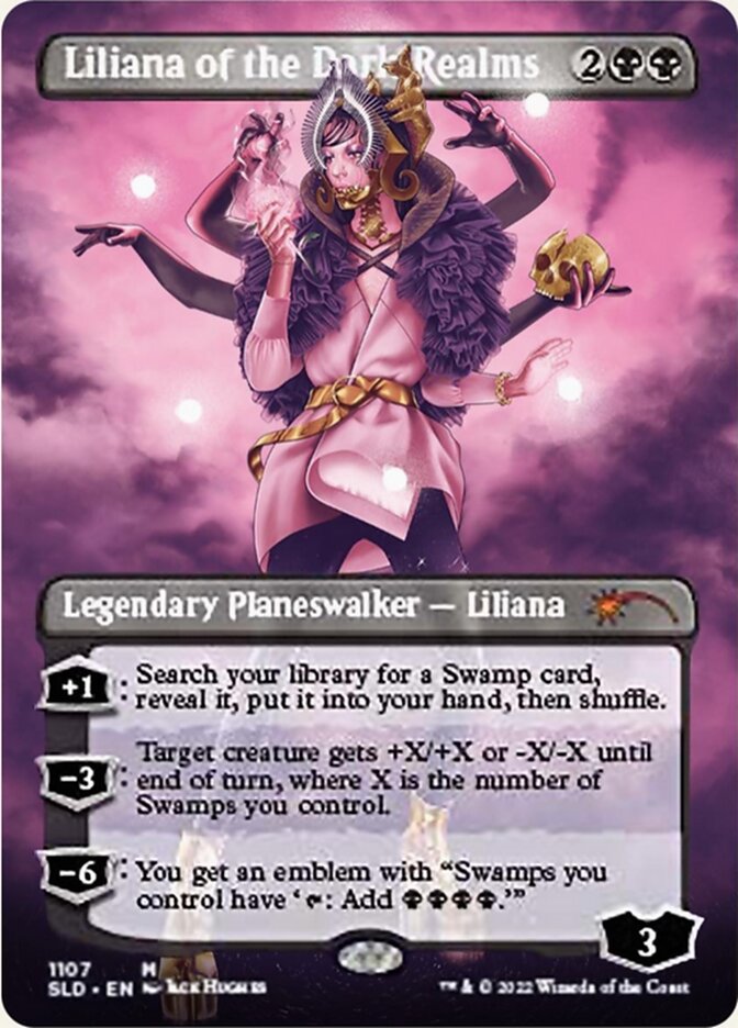 Liliana of the Dark Realms (Borderless) [Secret Lair Drop Series] | GnG Games