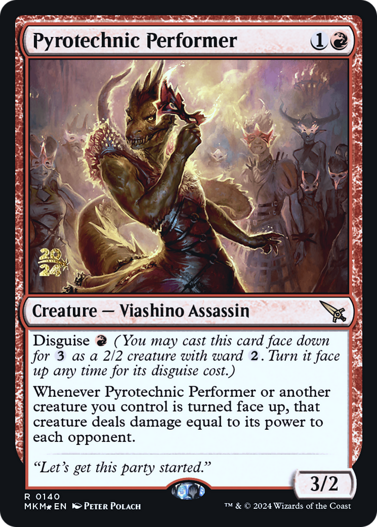 Pyrotechnic Performer [Murders at Karlov Manor Prerelease Promos] | GnG Games