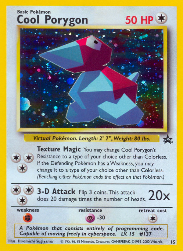 Cool Porygon (15) [Wizards of the Coast: Black Star Promos] | GnG Games