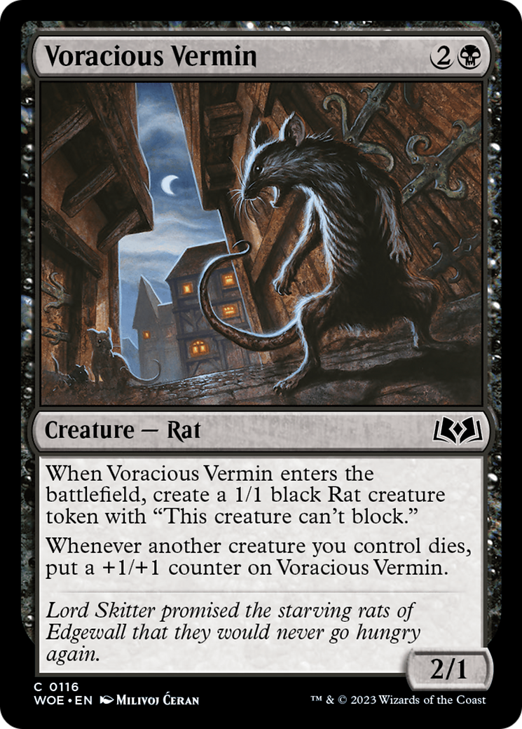 Voracious Vermin [Wilds of Eldraine] | GnG Games