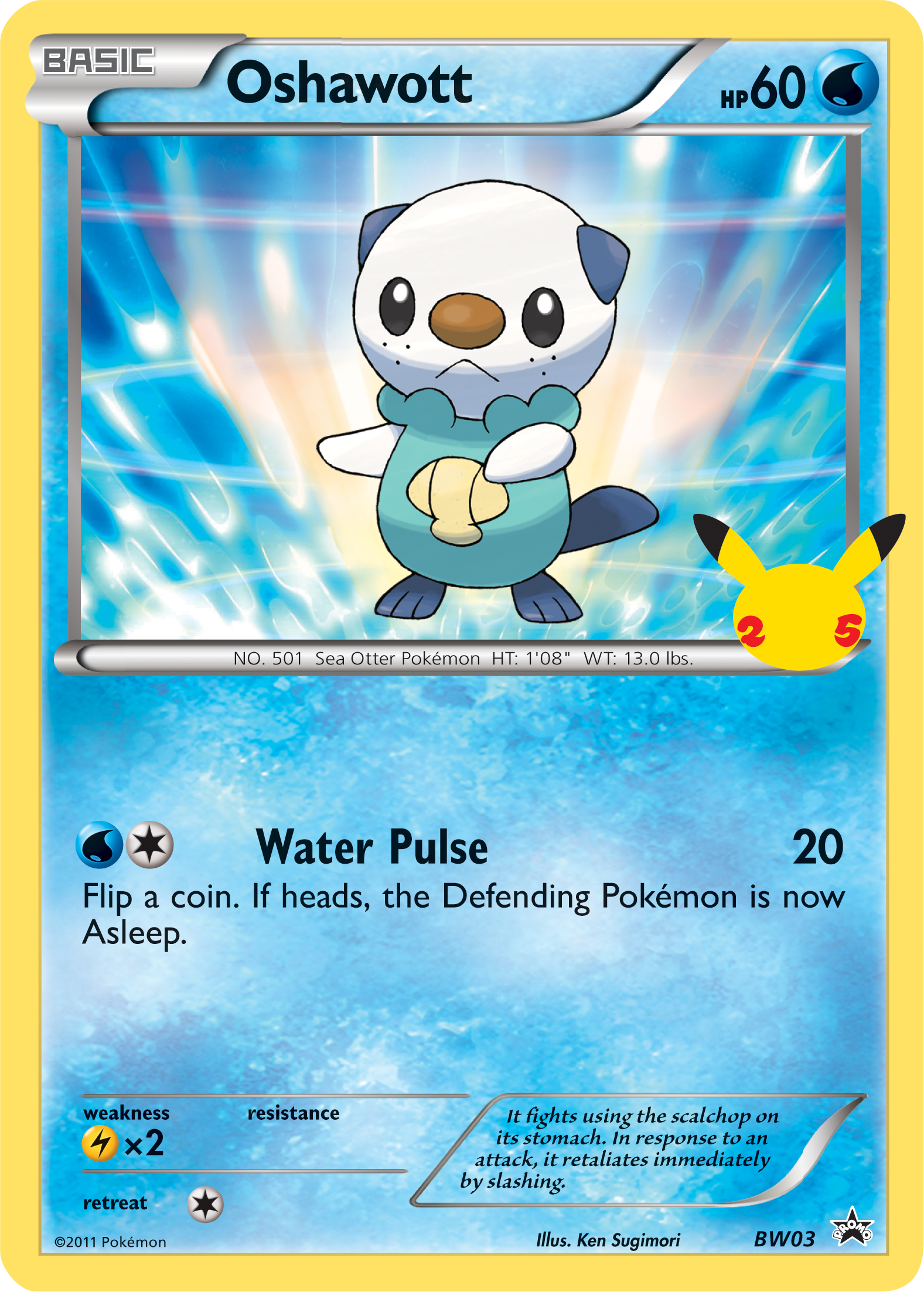 Oshawott (BW03) (Jumbo Card) [First Partner Pack] | GnG Games