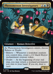 Phenomenon Investigators (Extended Art) [Duskmourn: House of Horror Commander] | GnG Games