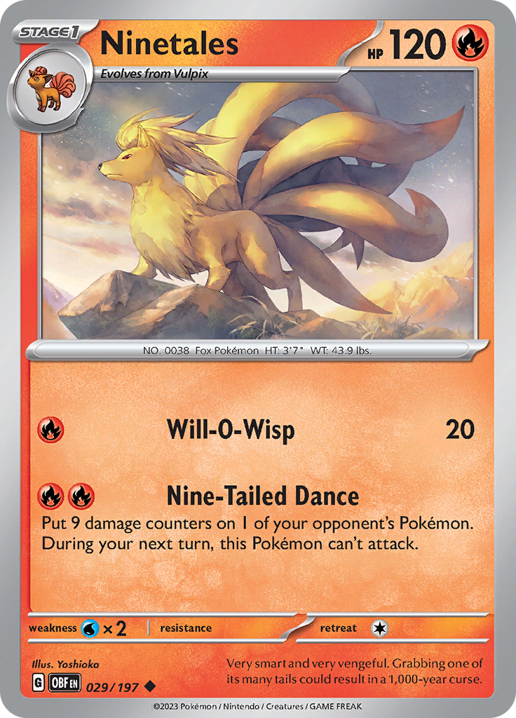 Ninetales (029/197) [Scarlet & Violet: Obsidian Flames] | GnG Games