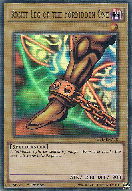 Right Leg of the Forbidden One [YGLD-ENA18] Ultra Rare | GnG Games