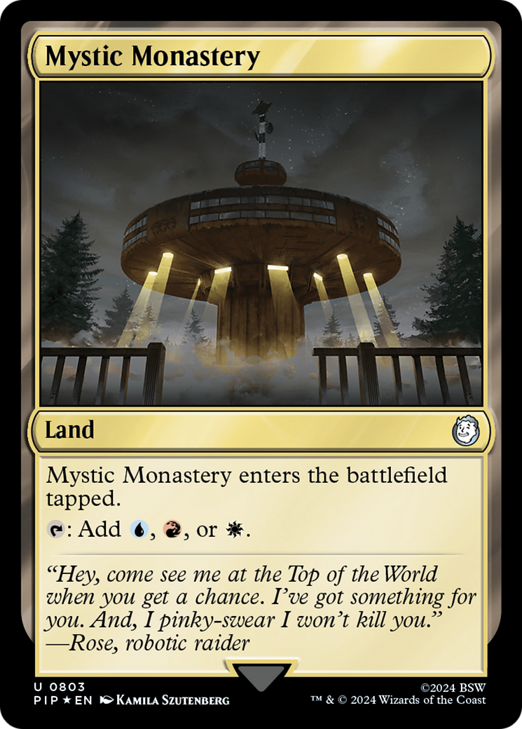 Mystic Monastery (Surge Foil) [Fallout] | GnG Games