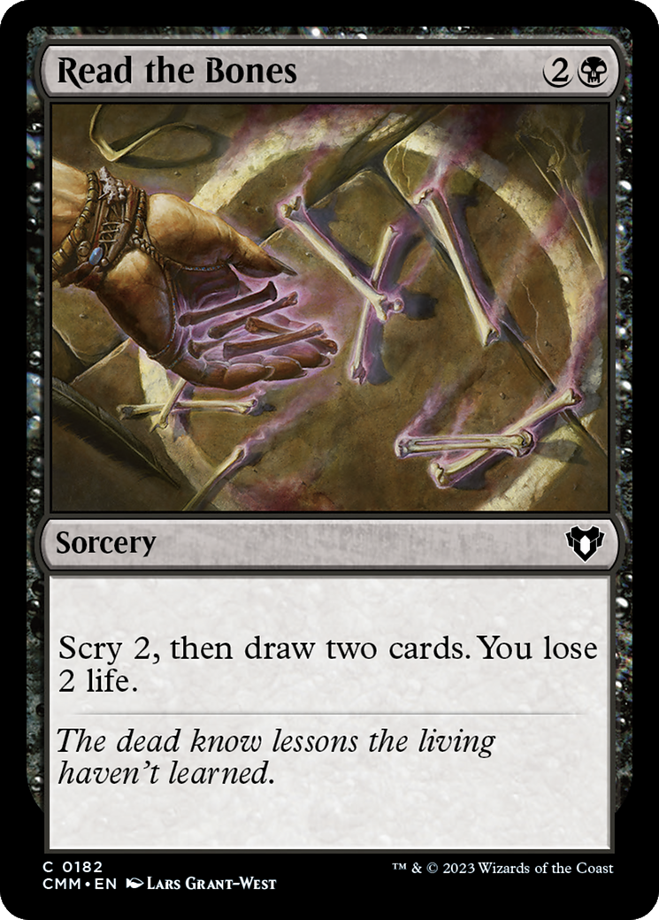Read the Bones [Commander Masters] | GnG Games