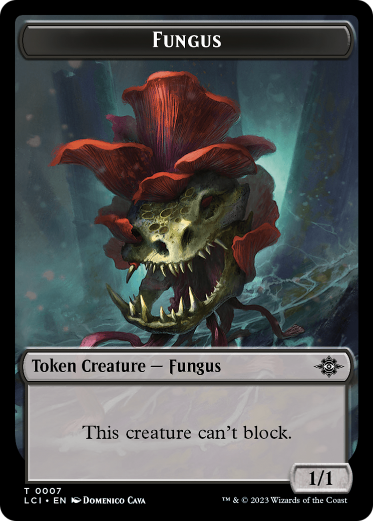 Treasure (0018) // Fungus Double-Sided Token [The Lost Caverns of Ixalan Tokens] | GnG Games