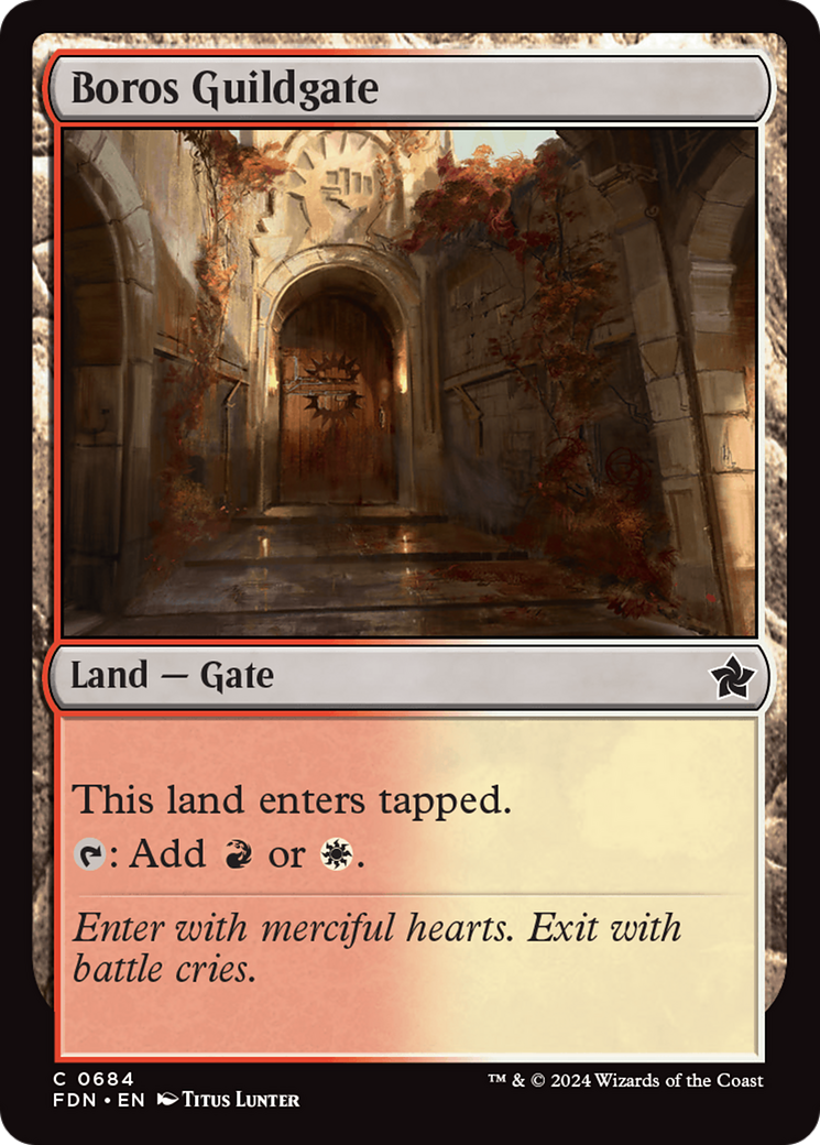 Boros Guildgate [Foundations] | GnG Games