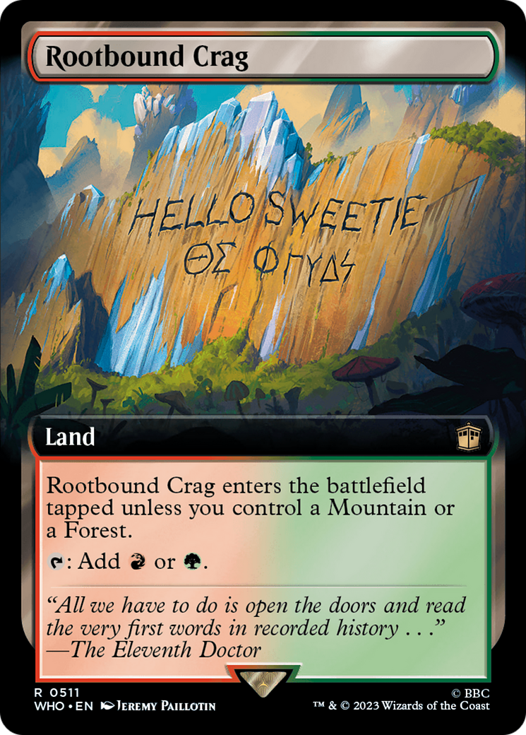 Rootbound Crag (Extended Art) [Doctor Who] | GnG Games
