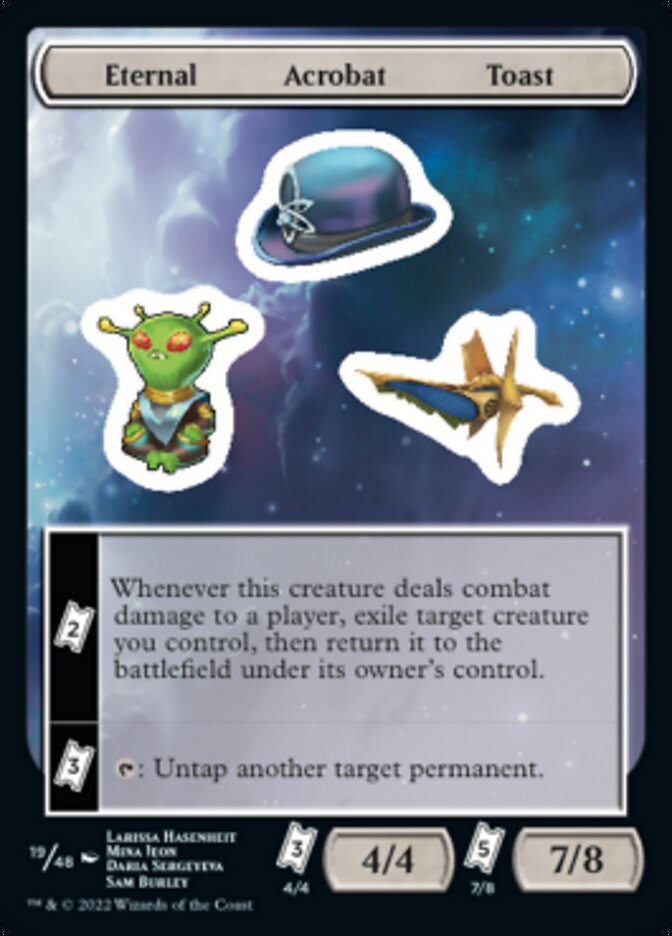 Eternal Acrobat Toast [Unfinity Stickers] | GnG Games