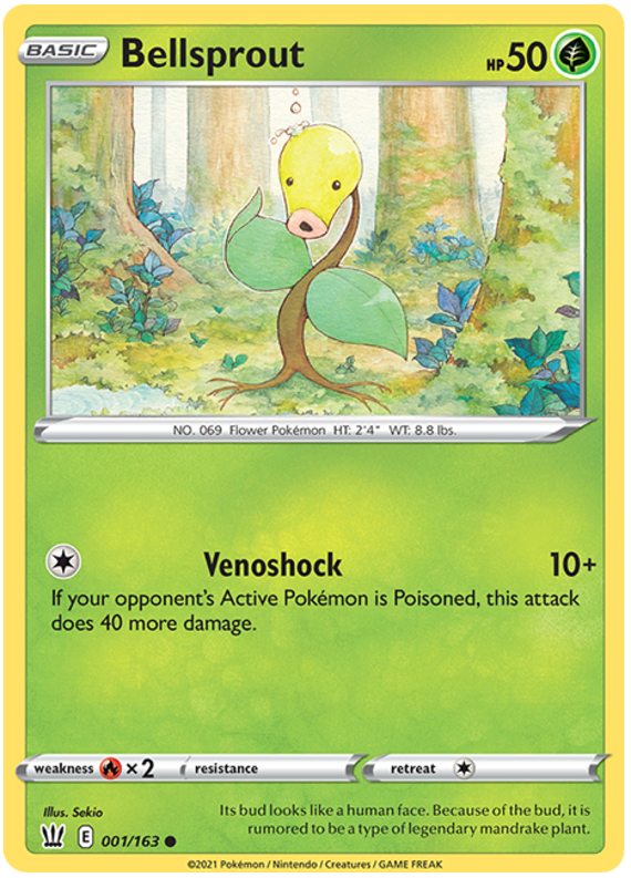 Bellsprout (001/163) [Sword & Shield: Battle Styles] | GnG Games