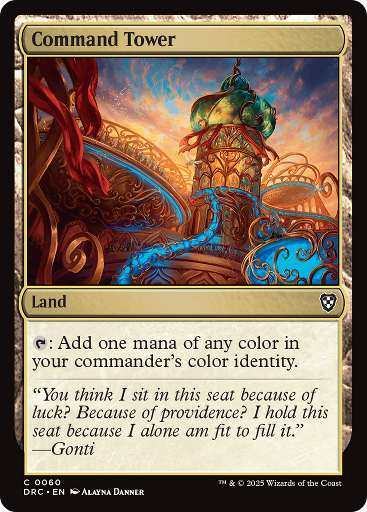 Command Tower (0060) [Aetherdrift Commander] | GnG Games